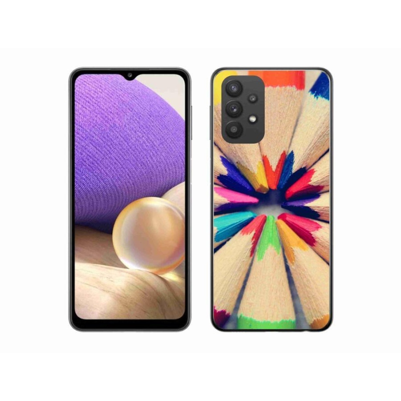 Zselés borítás mmCase Samsung Galaxy A32 5G - zsírkrétákhoz