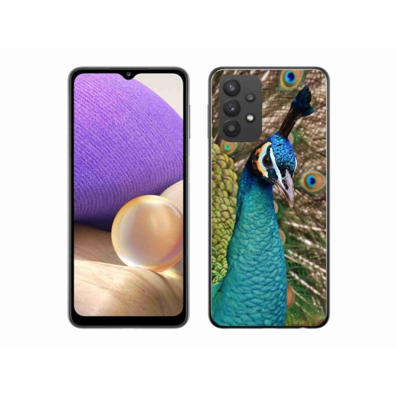 Zselés borítás mmCase Samsung Galaxy A32 5G - páva