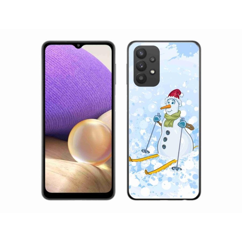 Zselés borítás mmCase Samsung Galaxy A32 5G - hóemberhez