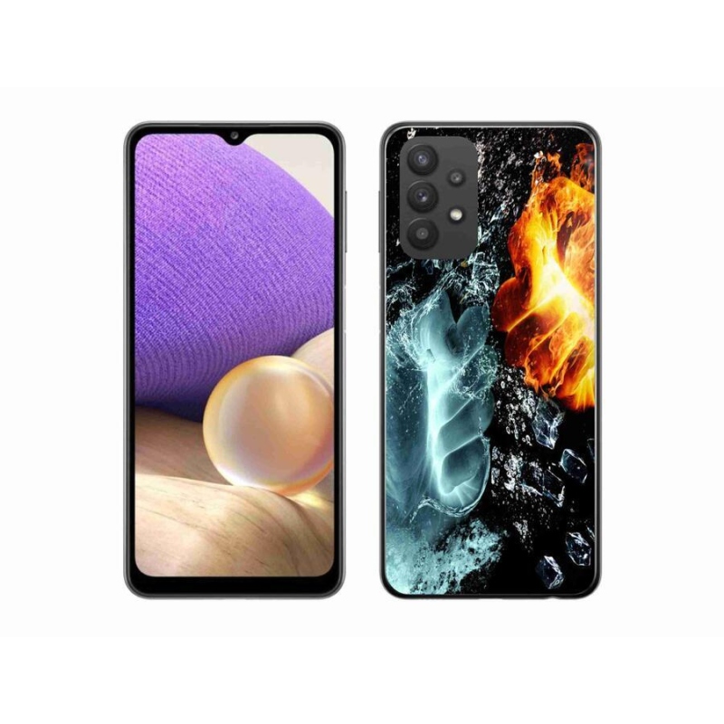 Zselés borítás mmCase Samsung Galaxy A32 5G - víz és tűz