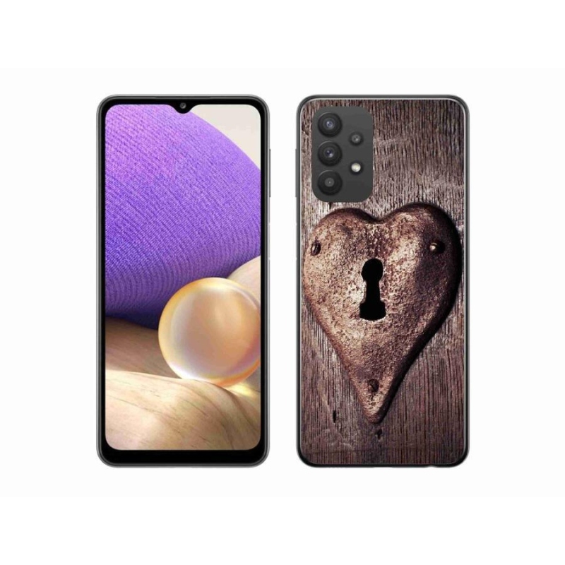 Zselés borítás mmCase Samsung Galaxy A32 5G - szív alakú zár