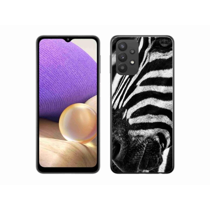 Zselés borítás mmCase Samsung Galaxy A32 5G - zebra