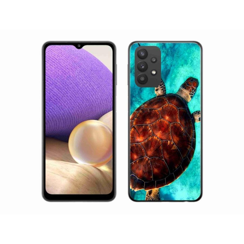 Gél védőhuzat mmCase Samsung Galaxy A32 5G - teknősbéka