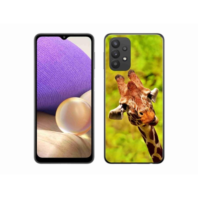 Zselés borítás mmCase Samsung Galaxy A32 5G - zsiráf