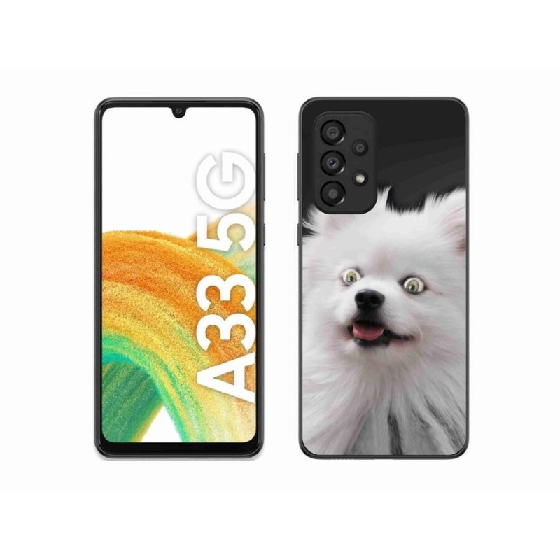 Gél védőhuzat mmCase Samsung Galaxy A33 5G - fehér tüske