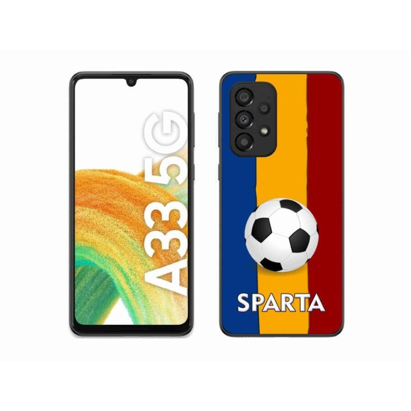 Gél borítás mmCase Samsung Galaxy A33 5G - labdarúgás 1