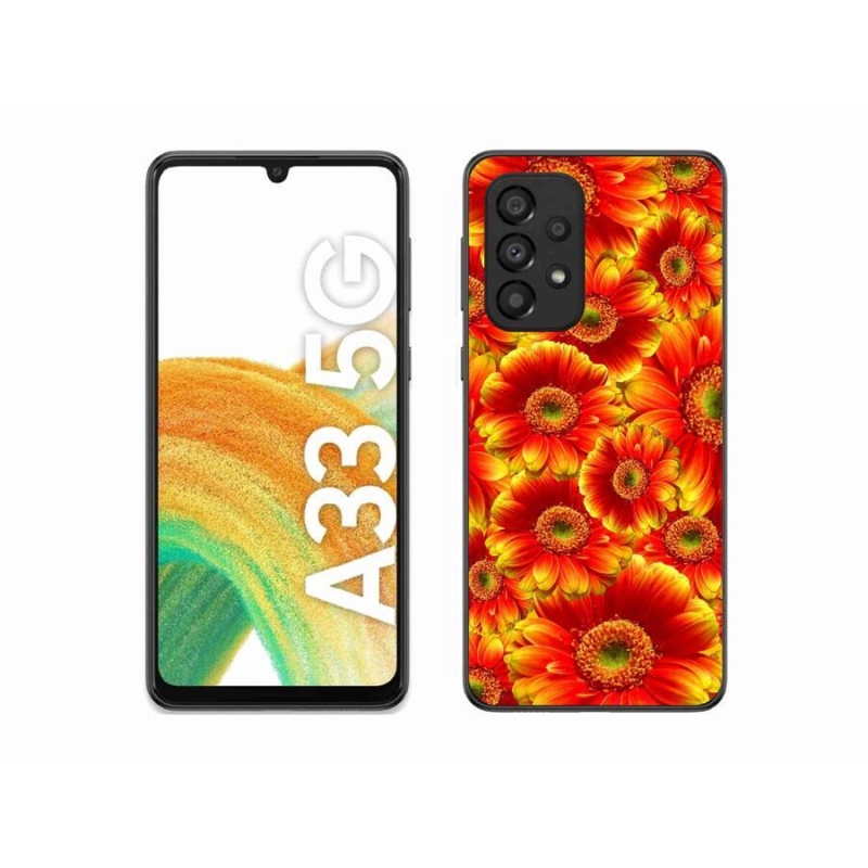 Gél borítás mmCase Samsung Galaxy A33 5G - gerbera 1