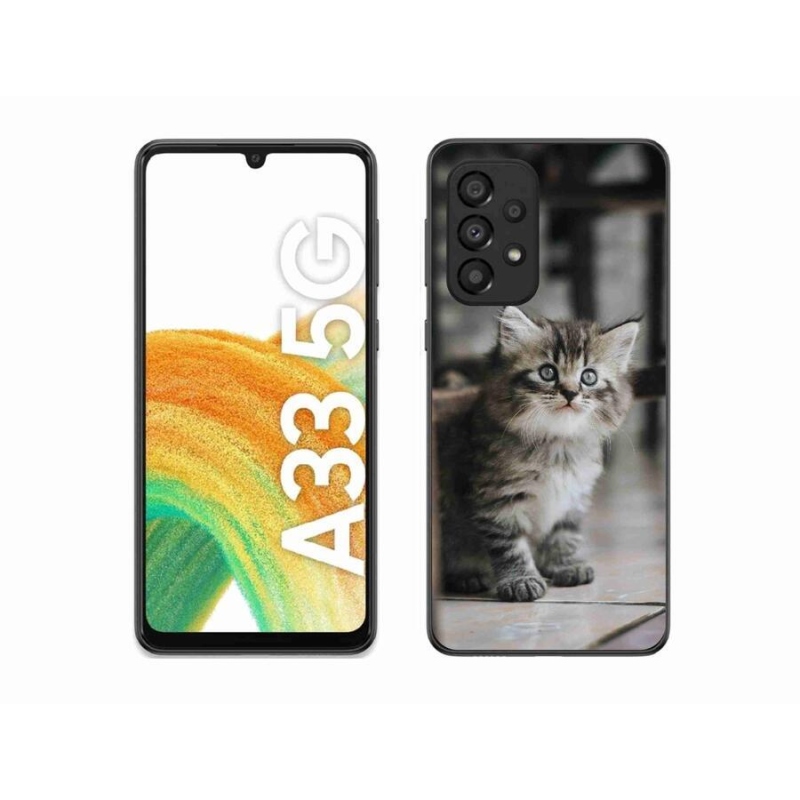 Zselés borítás mmCase Samsung Galaxy A33 5G - cica