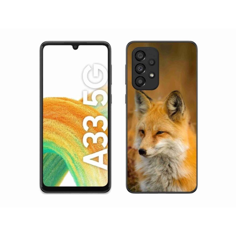 Zselés borítás mmCase Samsung Galaxy A33 5G - rókakék