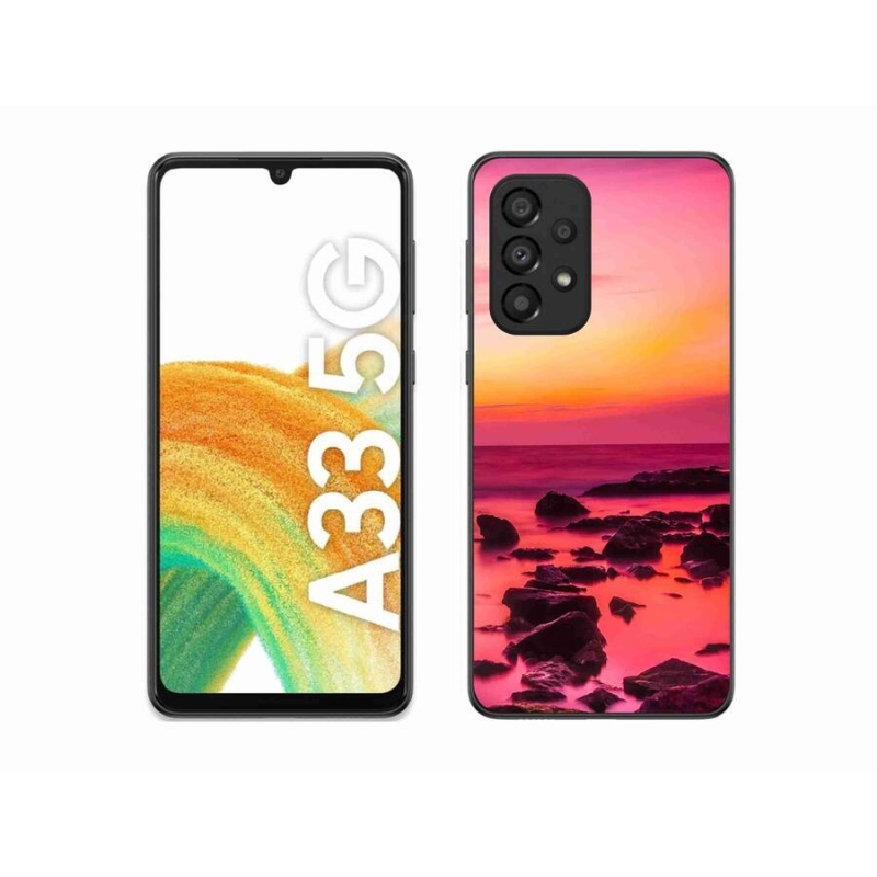 Gél borítás mmCase Samsung Galaxy A33 5G - tenger és ragyogás