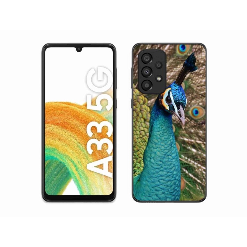 Zselés borítás mmCase Samsung Galaxy A33 5G - páva
