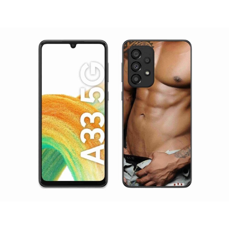 Gél borítás mmCase Samsung Galaxy A33 5G - szexi férfi