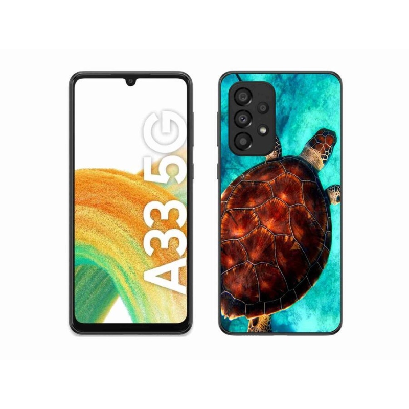 Zselés borítás mmCase Samsung Galaxy A33 5G - teknősbéka