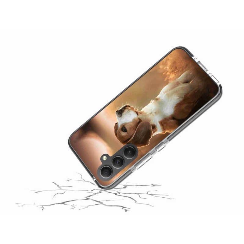 Gél védőburkolat mmCase Samsung Galaxy A34 5G - bézs színű