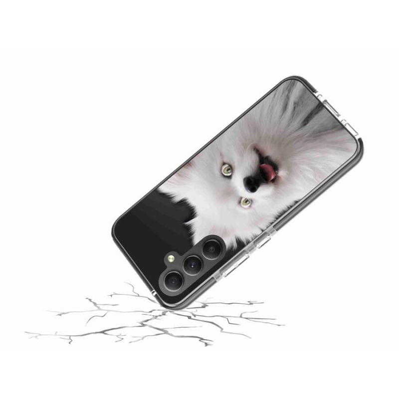 Gél védőhuzat mmCase Samsung Galaxy A34 5G - fehér tüske