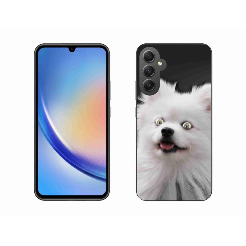 Gél védőhuzat mmCase Samsung Galaxy A34 5G - fehér tüske