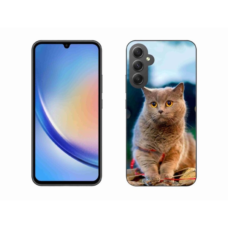 Gél védőhuzat mmCase Samsung Galaxy A34 5G - brit kék 2