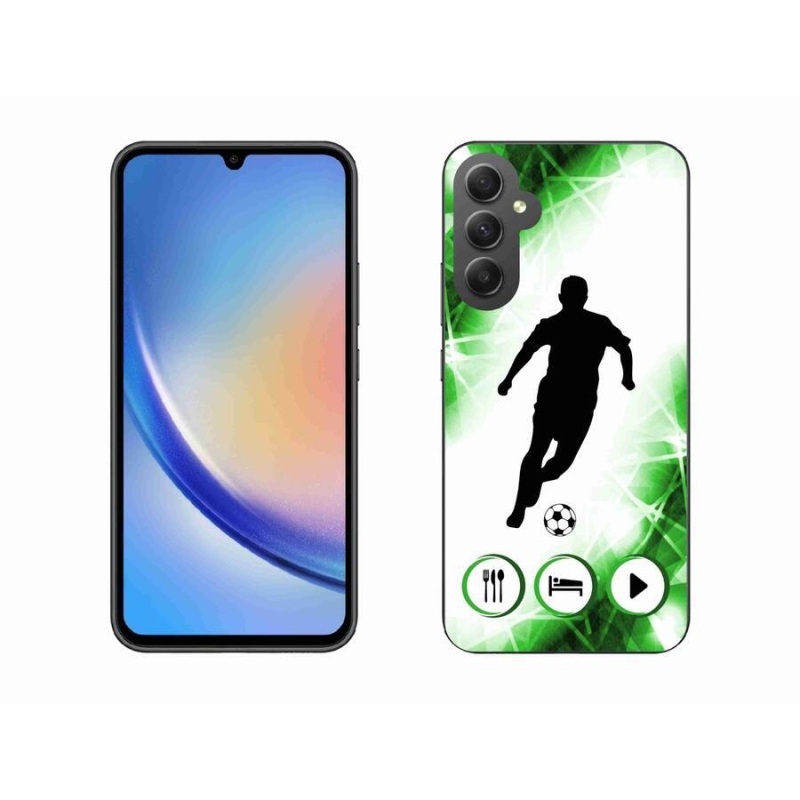 Zselés borítás mmCase Samsung Galaxy A34 5G - focista számára