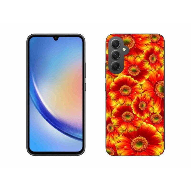 Zselés borítás mmCase Samsung Galaxy A34 5G - gerbera 1