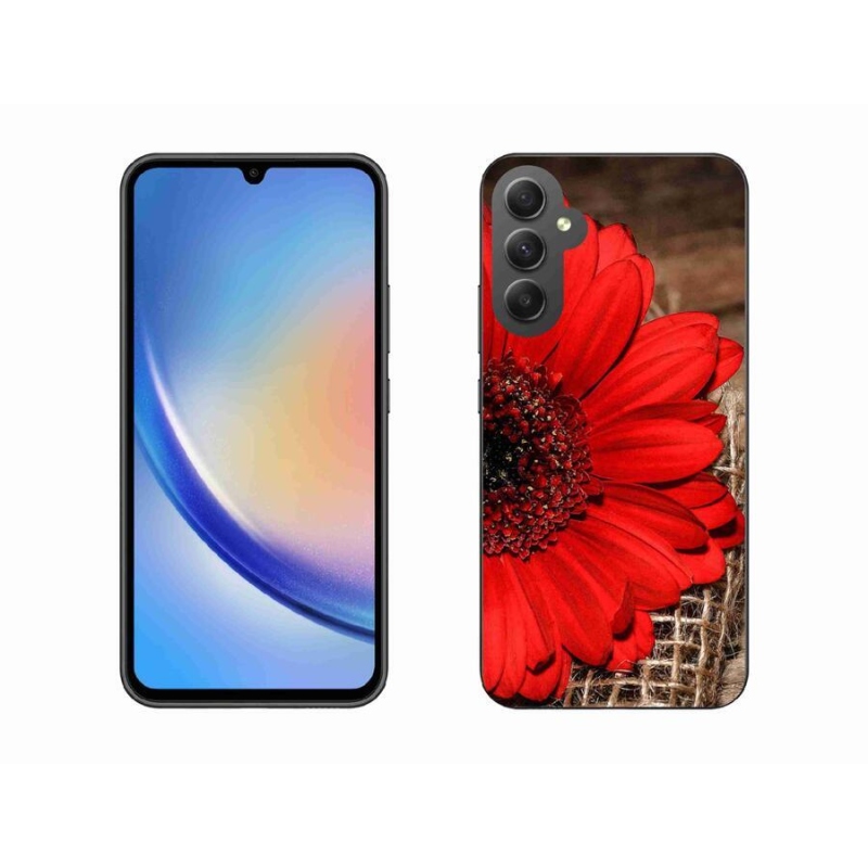 Gél borítás mmCase Samsung Galaxy A34 5G - gerbera
