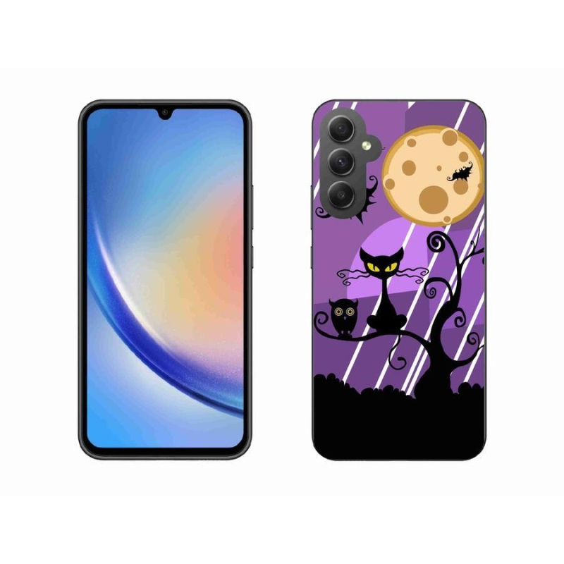 Gél borítás mmCase Samsung Galaxy A34 5G - halloween