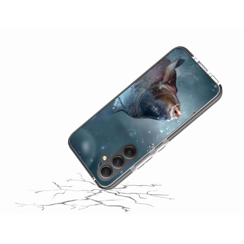 Gél borítás mmCase Samsung Galaxy A34 5G - ponty és buborékok