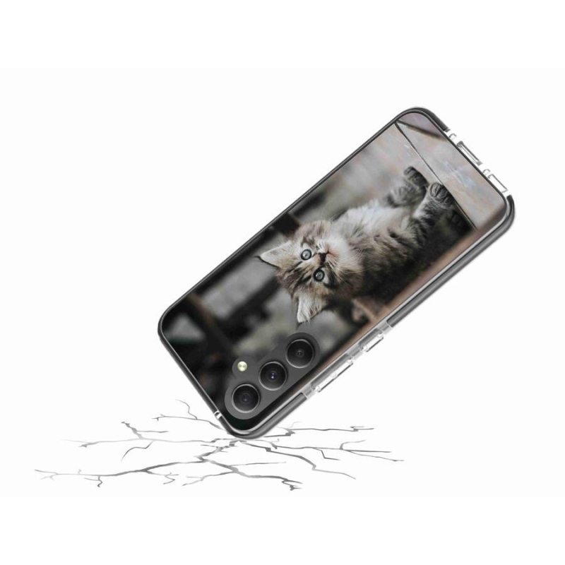 Zselés borítás mmCase Samsung Galaxy A34 5G - cica