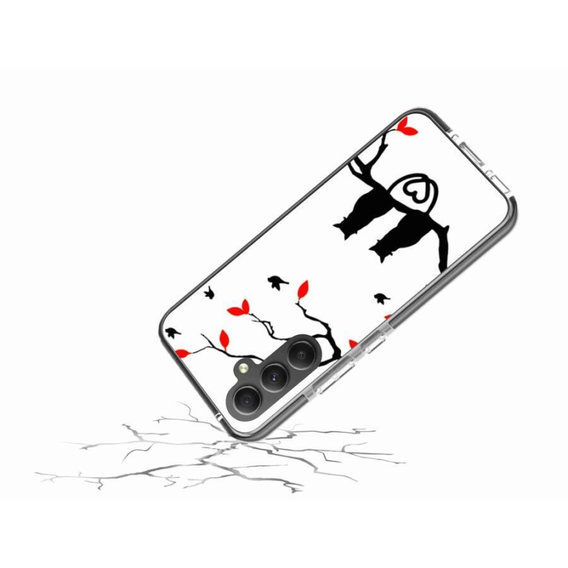 Gél borítás mmCase Samsung Galaxy A34 5G - macskaszerelem