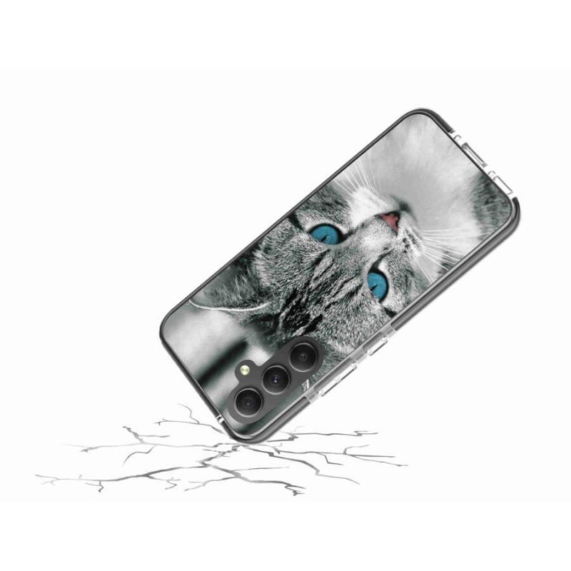 Zselés borítás mmCase Samsung Galaxy A34 5G - macskaszem 1
