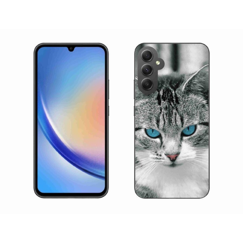 Zselés borítás mmCase Samsung Galaxy A34 5G - macskaszem 1