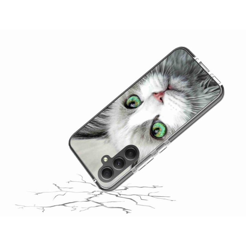 Zselés borítás mmCase Samsung Galaxy A34 5G - macskaszem