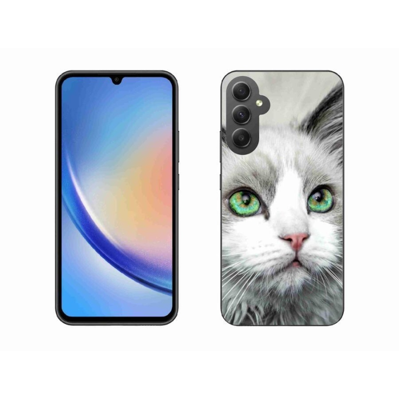 Zselés borítás mmCase Samsung Galaxy A34 5G - macskaszem