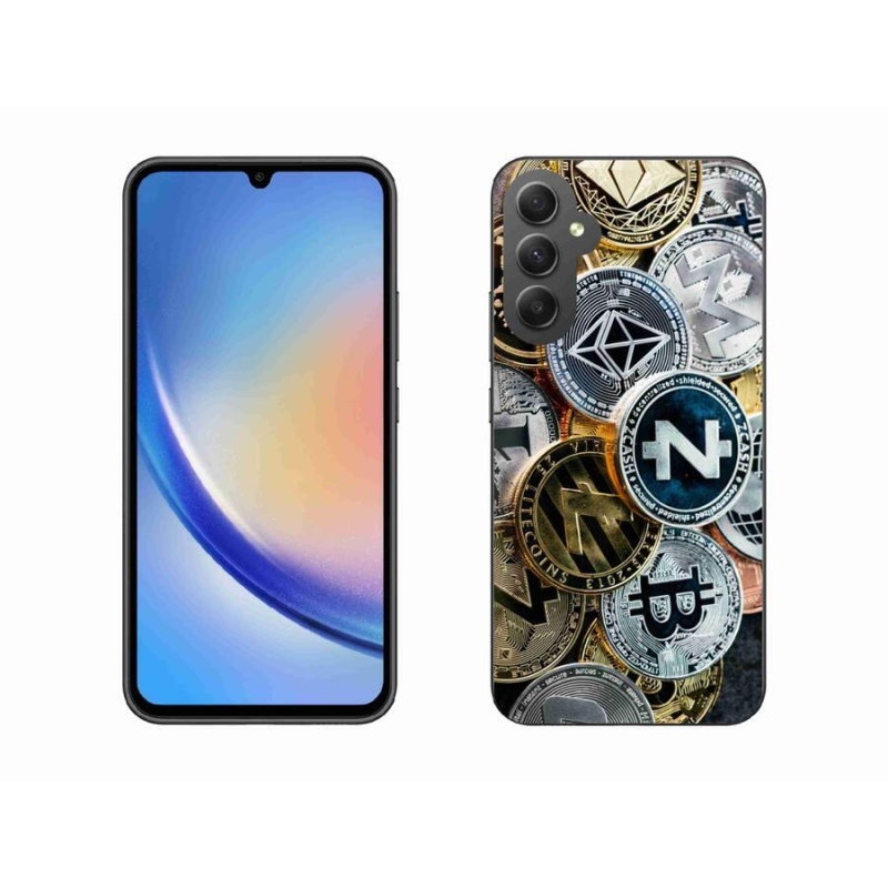 Gél borítás mmCase Samsung Galaxy A34 5G - kriptovalutákhoz