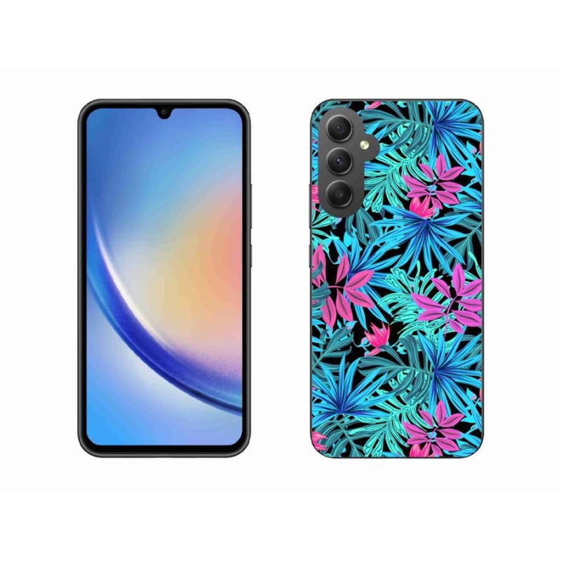 Gél borítás mmCase Samsung Galaxy A34 5G - virágok 3