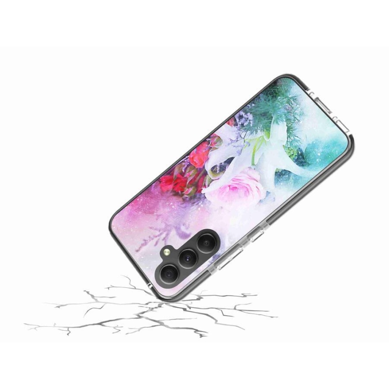 Gél borító mmCase Samsung Galaxy A34 5G - virágok 4