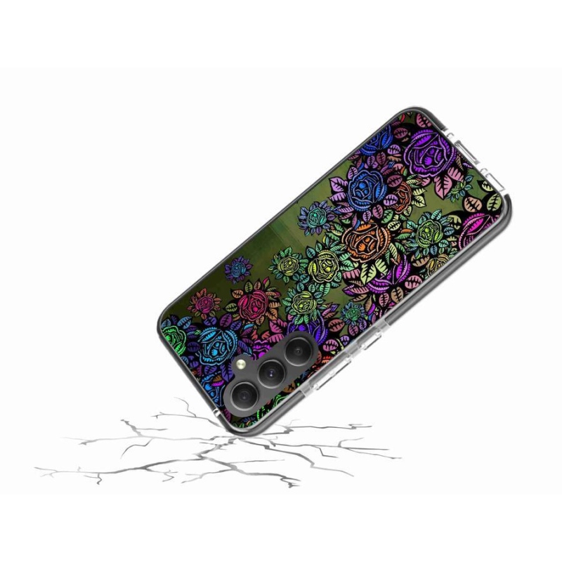 Gél borító mmCase Samsung Galaxy A34 5G - virágok 6