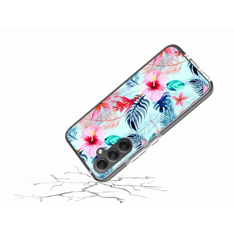 Gél védőhuzat mmCase Samsung Galaxy A34 5G - virágok