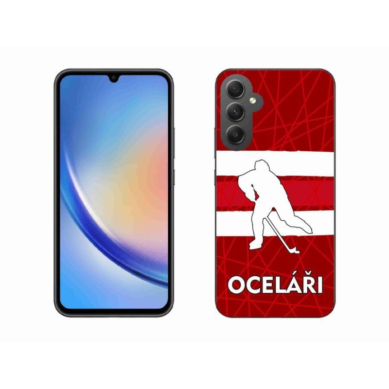Gél borítás mmCase Samsung Galaxy A34 5G - Acélsárgák