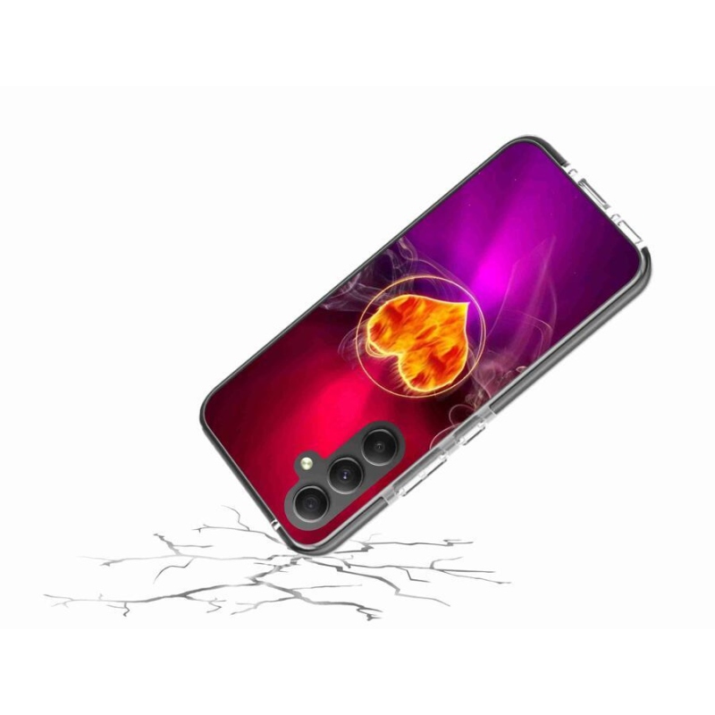 Gél borítás mmCase Samsung Galaxy A34 5G - tüzes szív