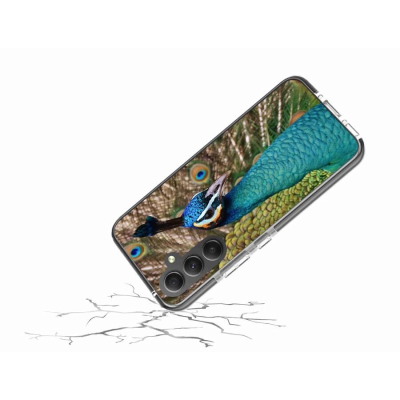 Zselés borítás mmCase Samsung Galaxy A34 5G - páva
