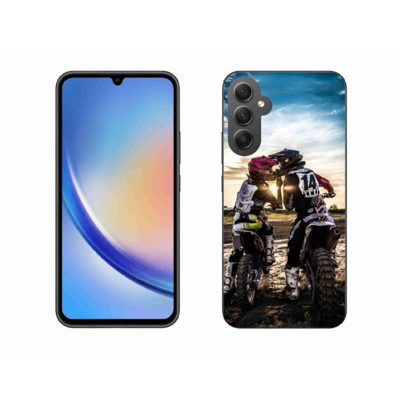 Gél védőhuzat mmCase Samsung Galaxy A34 5G - csók