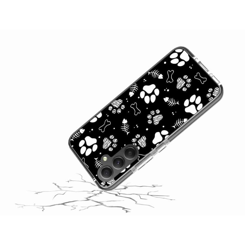 Zselés borítás mmCase Samsung Galaxy A34 5G - kutyamancsok