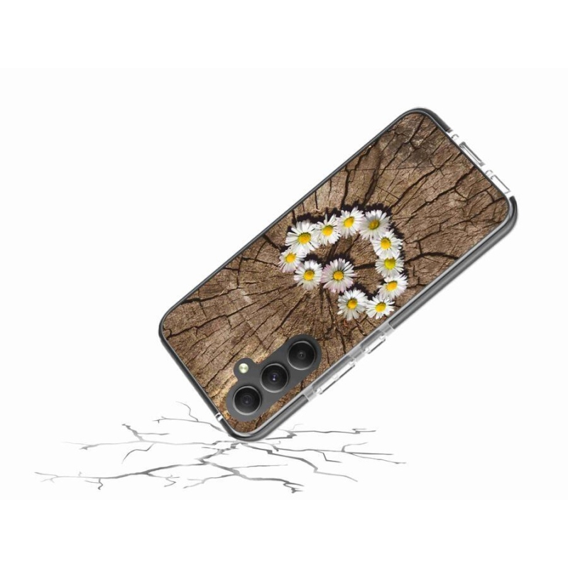 Zselés borítás mmCase Samsung Galaxy A34 5G - Százszorszépek szíve