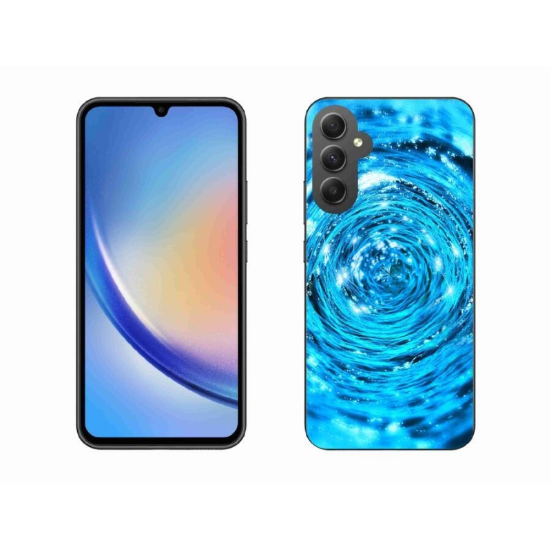 Gél borítás mmCase Samsung Galaxy A34 5G - vízörvény - Samsung Galaxy A34 5G - vízörvény