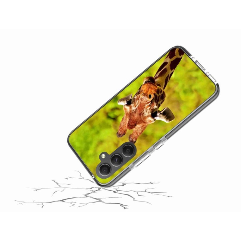 Zselés borítás mmCase Samsung Galaxy A34 5G - zsiráf