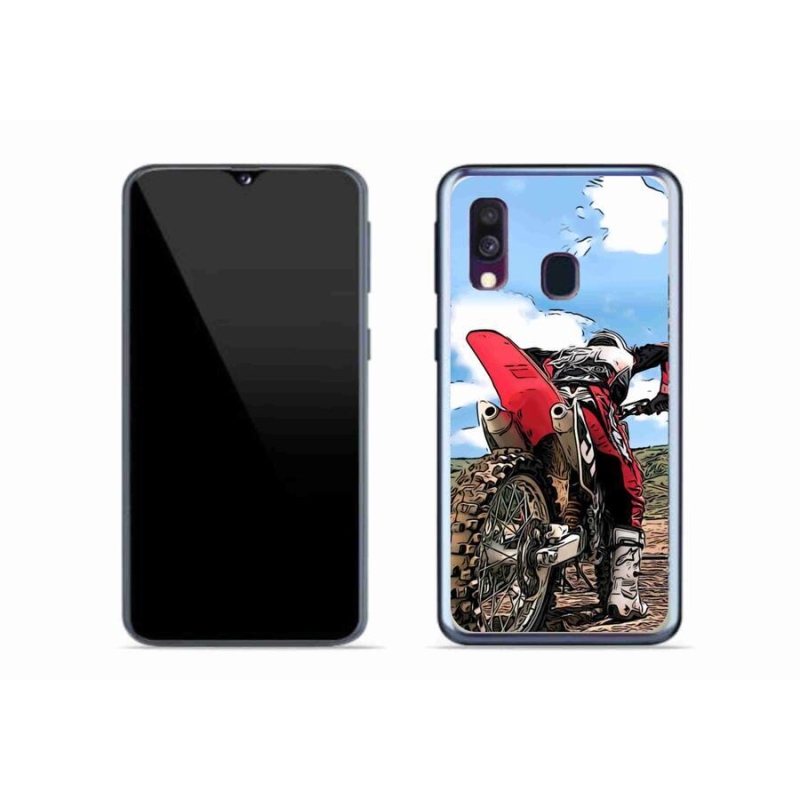 Zselés borítás mmCase Samsung Galaxy A40 - moto