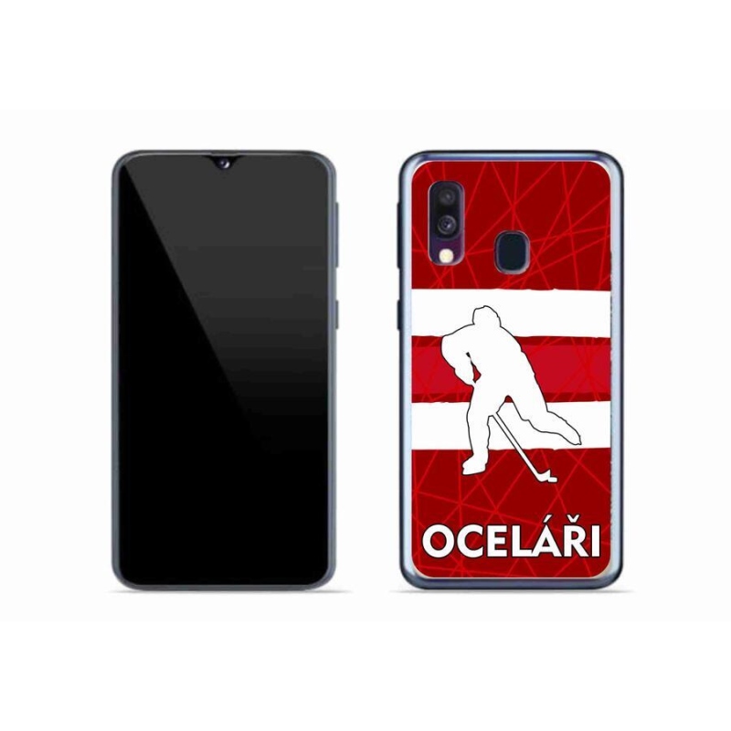 Zselés borítás mmCase Samsung Galaxy A40 - Acélszínűek