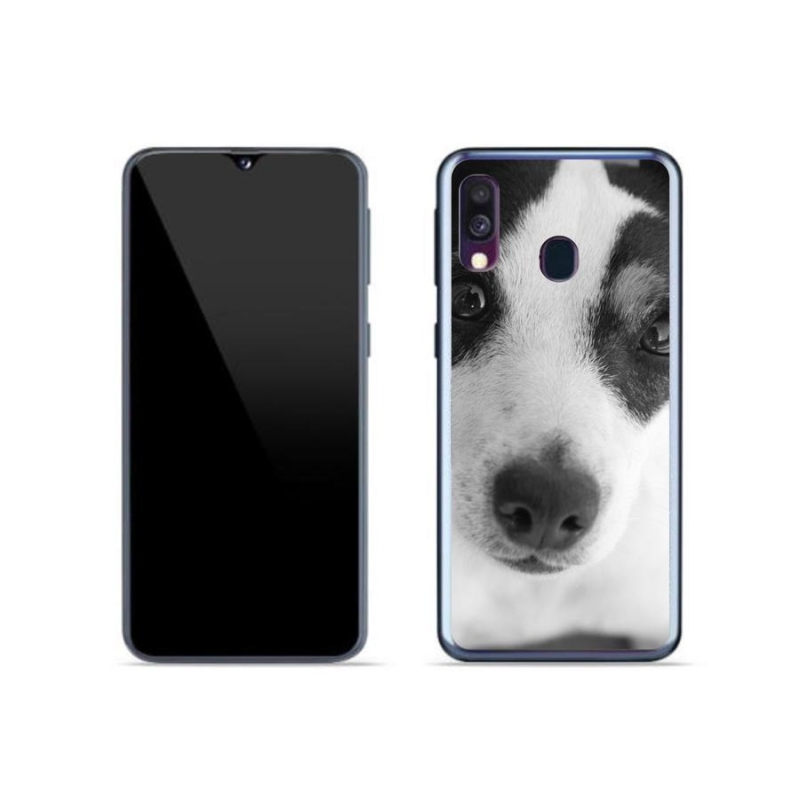 Zselés borítás mmCase Samsung Galaxy A40 készülékhez - kutya