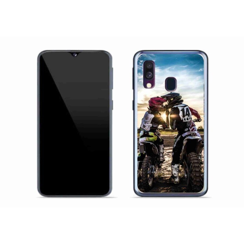 Zselés borítás mmCase Samsung Galaxy A40 készülékhez - kiss