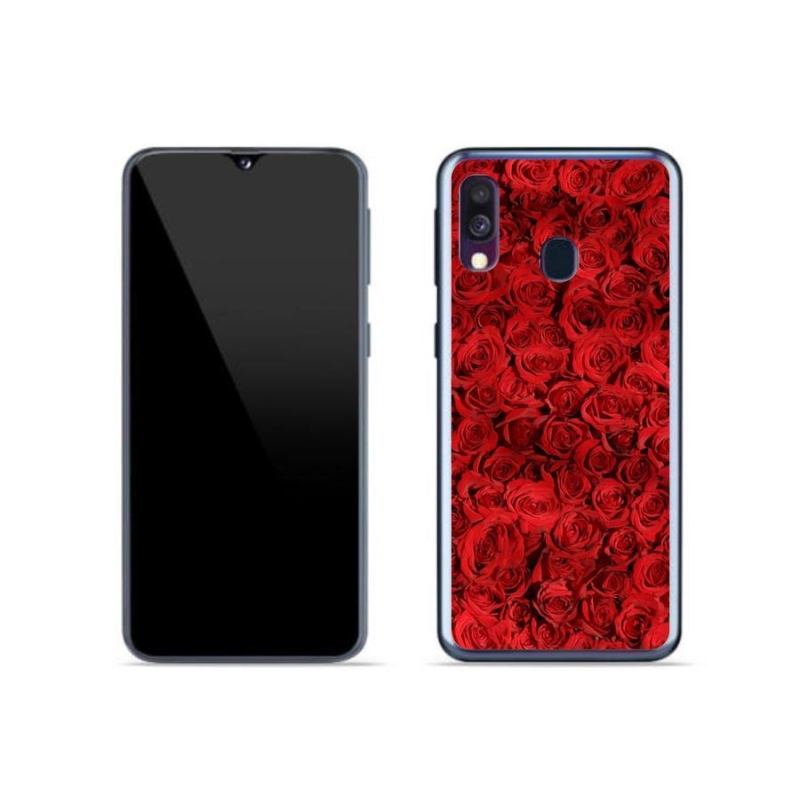 Zselés borítás mmCase Samsung Galaxy A40 készülékhez - rózsaszínű